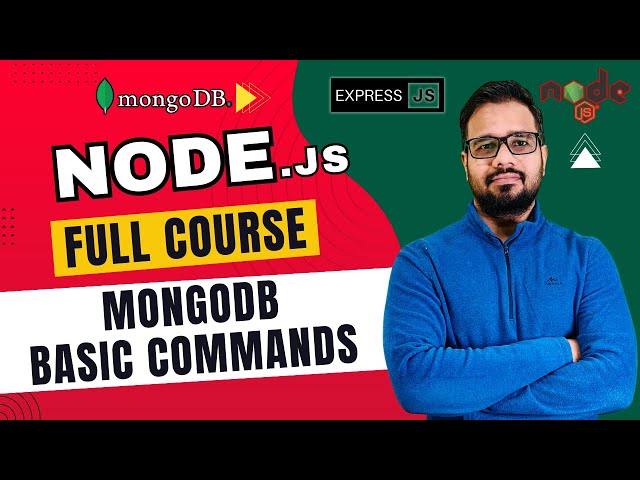 NodeJS Tutorial in Hindi #56 - Basic MongoDB Commands
