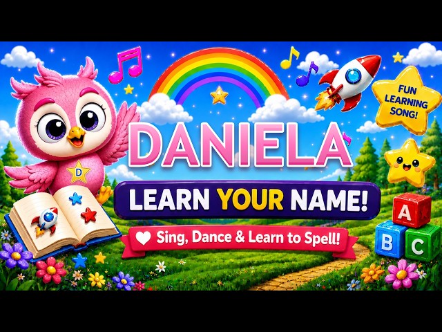Daniela Name Song 🎵 | Learn to Spell D-A-N-I-E-L-A | Spellabies