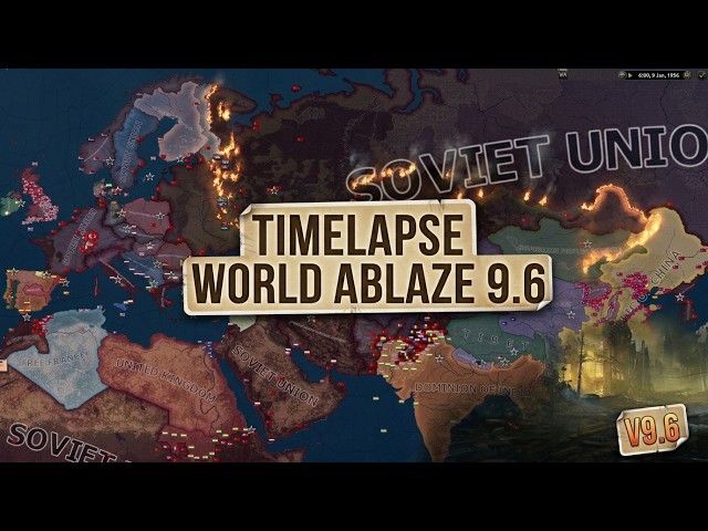 HOI4 - World Ablaze 9.6 Timelapse