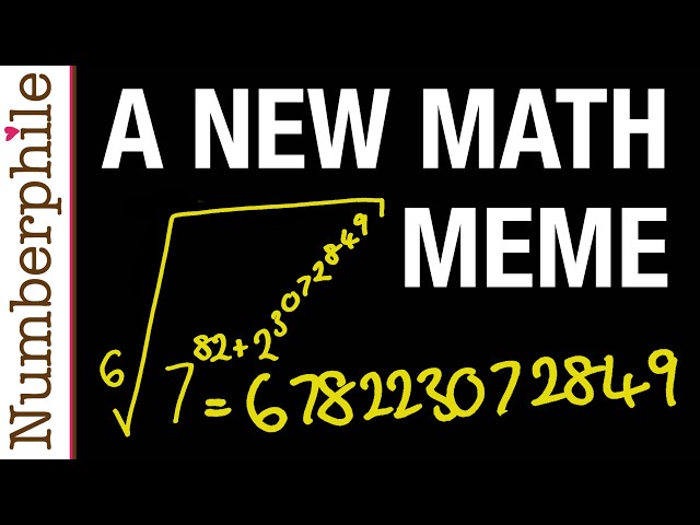 A New Math Meme - Numberphile