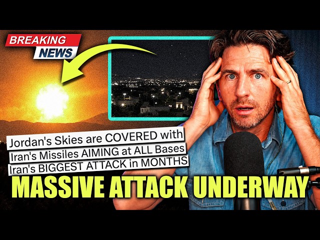 Breaking War UPDATE - IRAN LAUNCHES MASSIVE MISSILE ATTACK ON US BASE IN JORDAN! Biggest In MONTHS