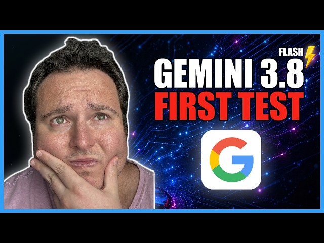 Gemini 3.8 Flash Is HERE – Testing Google’s BEST Model Yet!