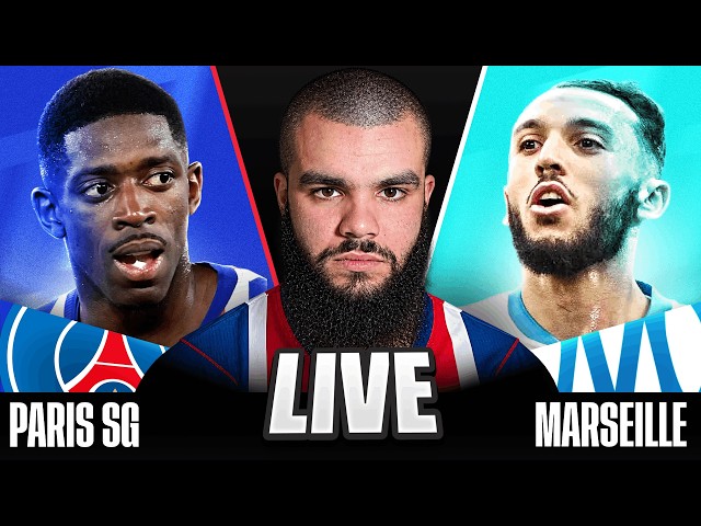 🔴PSG 2-1 Marseille • Ligue 1 [LIVE WATCH ALONG]