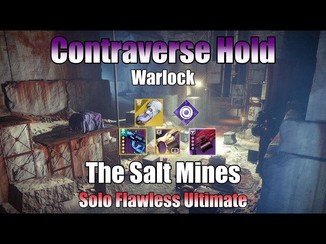 Contraverse Hold Void Warlock build vs The Salt Mines ultimate Solo [Destiny 2 Monument Of triumph]