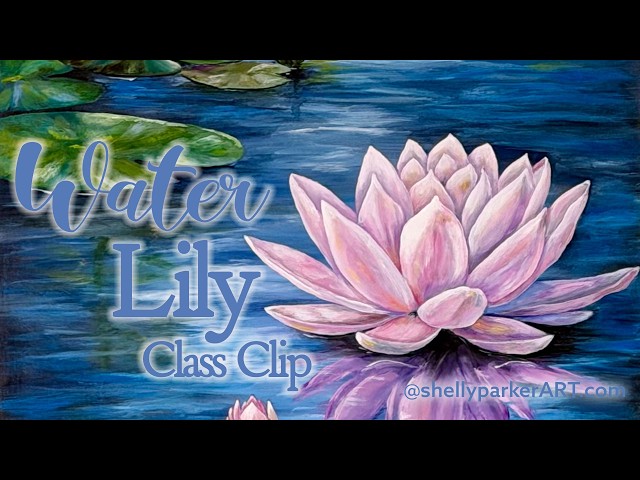 Feeling Overwhelmed? Break Your Painting Down by Color | Water Lily Class Clip