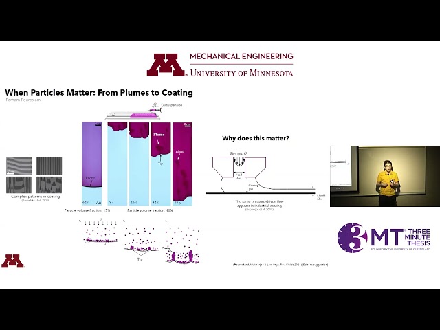 When Particles Matter: From Plumes to Coating | Parham Poureslami | 2026 3MT