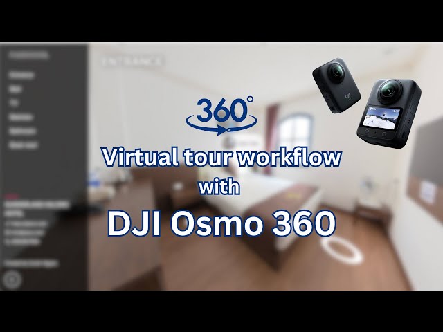 Create virtual tour with DJI Osmo 360