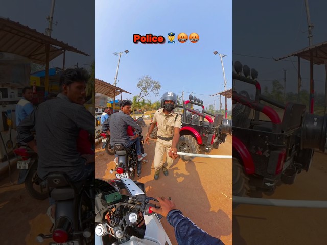 Police 👮‍♂️🤬🤬..!! #viralvideo #viralshorts #youtubeshorts #rider