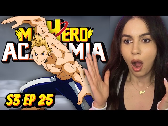 THIRD YEARS ARE INSANE?!│MY HERO ACADEMIA Season 3 Episode 25 REACTION