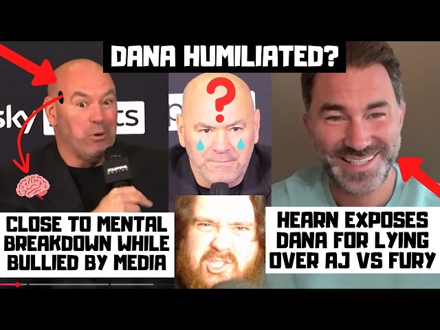 Dana White Has MENTAL BREAKDOWN? Brutally EXPOSED By Eddie Hearn Over Fury vs Joshua? My Reaction