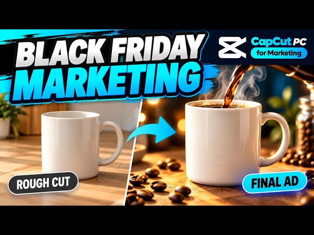 AI Ad Generator for Black Friday Marketing: Fix Sound, Captions & CTA | CapCut PC
