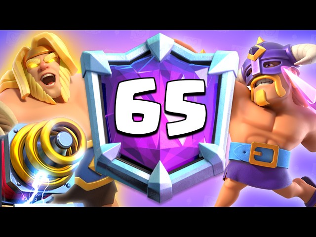TOP 65 IN THE WORLD WITH SPARKY RAGE DECK - Clash Royale 