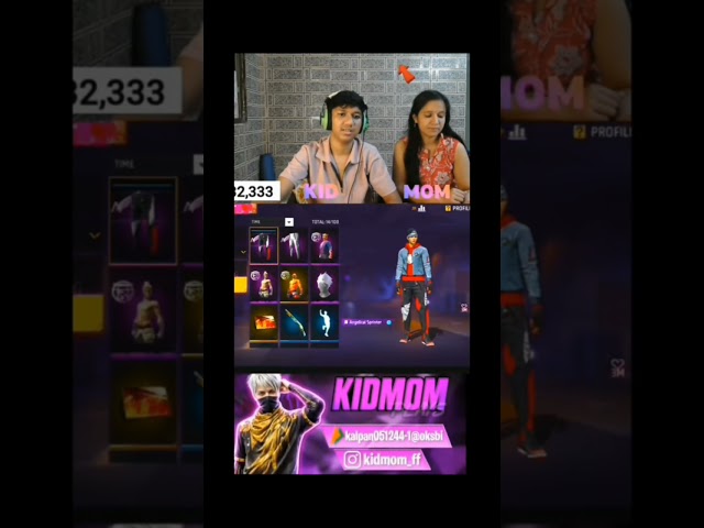 @KIDMOM_FF reaction 💗new creator support all broh #raistar #gyangaming
