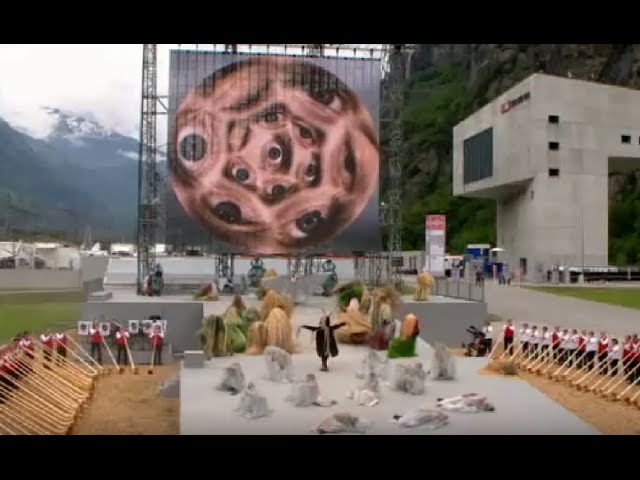 Opening Ceremony of Worlds Longest Tunnel (Gotthard/Switzerland)