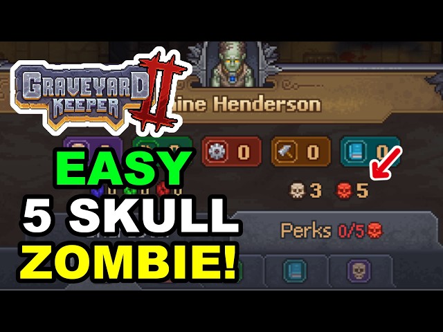 Top Tips How to Create 5 RED SKULL ZOMBIES! (Make Them Work) | Graveyard Keeper 2
