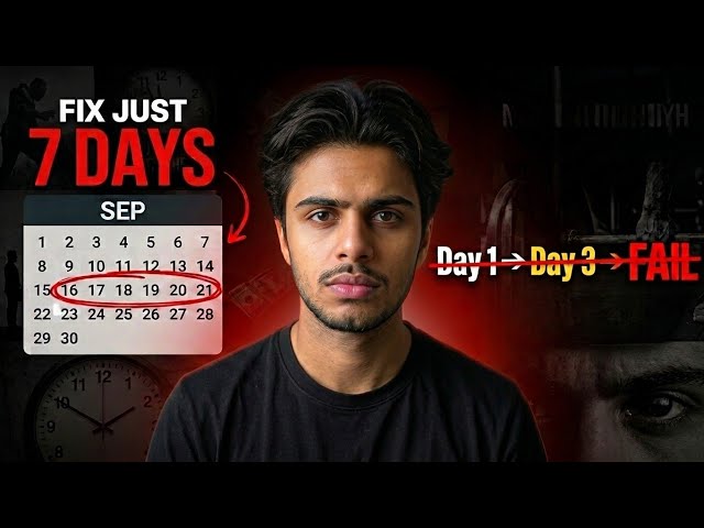 Why You Keep Starting Over — How to Build Discipline in 7 Days