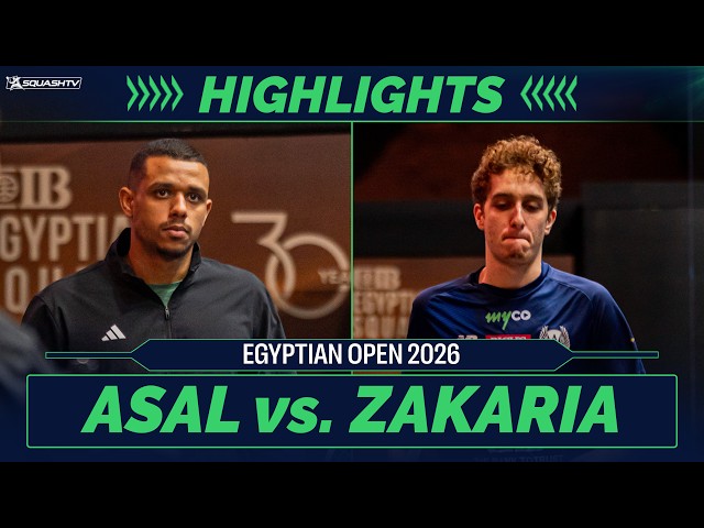 🇪🇬 Asal v Zakaria 🇪🇬 | Egyptian Open 2026 | QUARTER FINAL HIGHLIGHTS