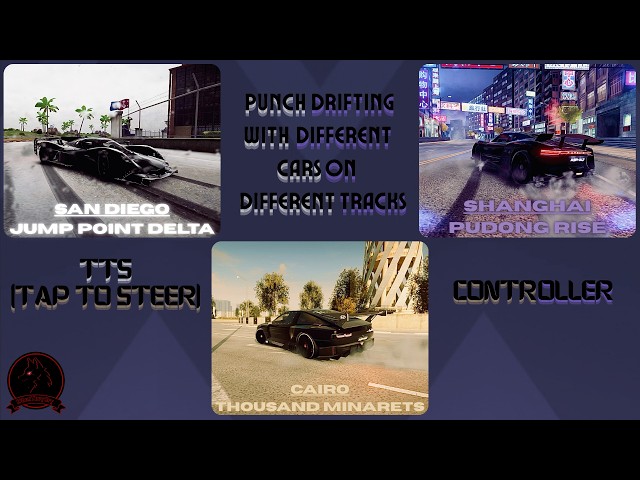 Punch Drifting With Different Cars On Different Tracks (TTS & Controller Comparison)