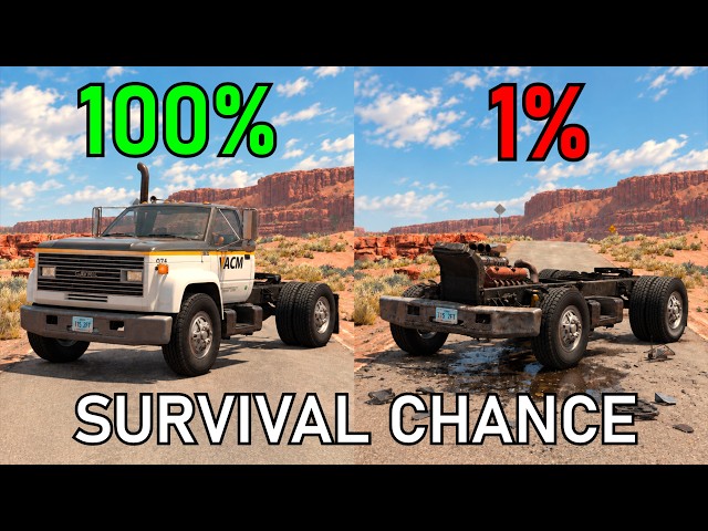 Best of Realistic Survival Chance Crashes #30 | BeamNG.drive