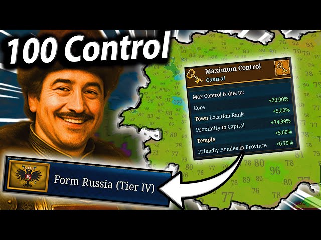 How to Get Max Control & Unite Russia FAST – EU5 Muscovy Guide