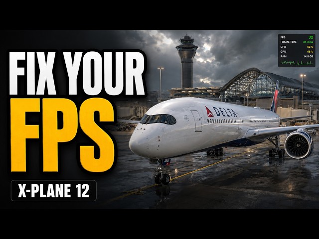 7 X-Plane-12 Settings You Should Change for Better FPS