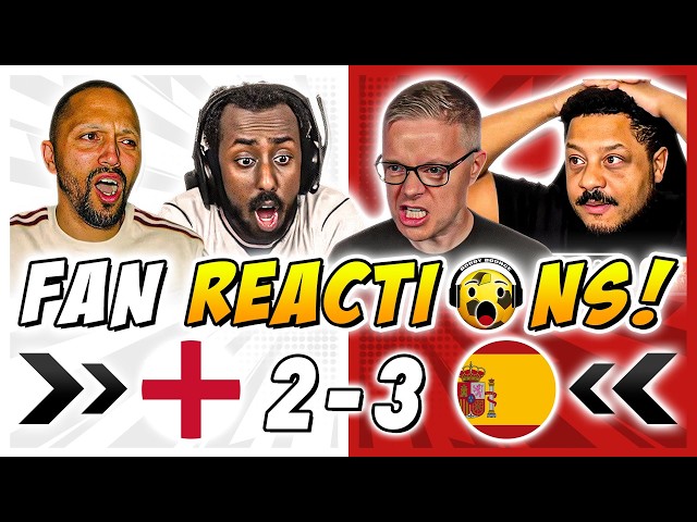 England Fans GUTTED 🤣 Reactions to England 2-3 Spain | UEFA Nations League Fan Reactions