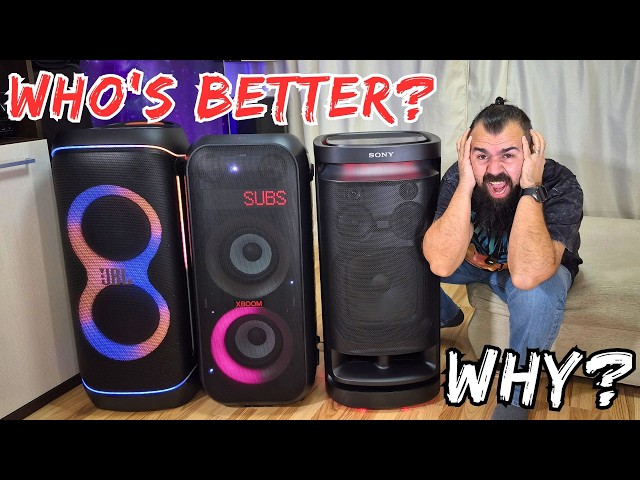 JBL Partybox 720 vs LG Xboom XL9T VS Sony XV900 Which to buy?