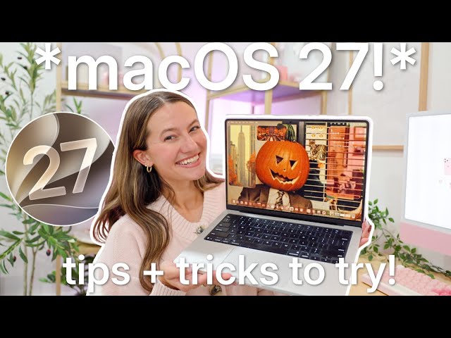 *macOS Golden Gate* macbook customization & organization tips/tricks! ✨ MacOS 27 NEW FEATURES