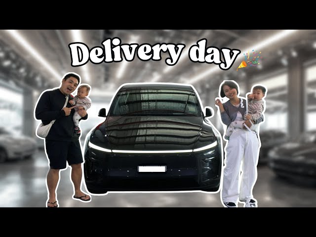New Tesla Model Y Juniper Delivery Day in Sydney 🇦🇺 | Family Vlog