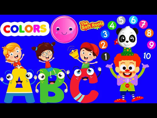 Preschool Learning activities for 3 year olds at home | Learn ABC Phonics Shapes Numbers Colors 🌈