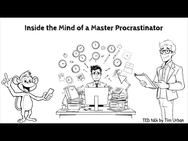 Inside the Mind of a Master Procrastinator | TED talk by Tim Urban