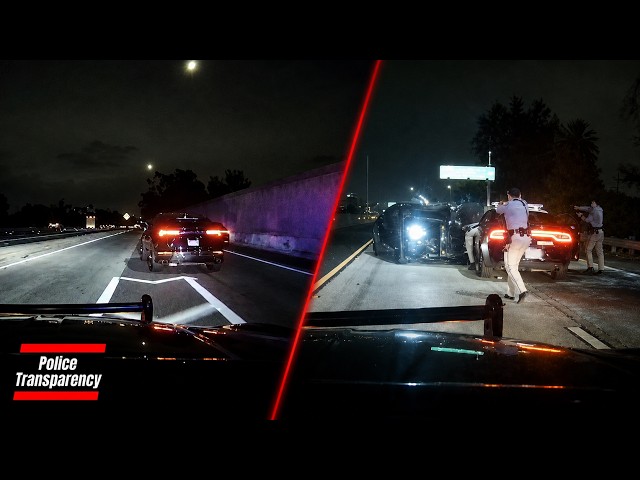 CHP Officer Rams Lamborghini During 120+ MPH Police Chase