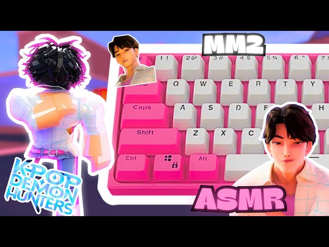 Playing MM2 as Jinu🖤|| *Keyboard ASMR*🎙️