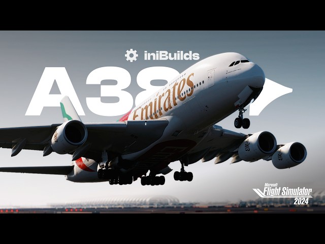 The NEW iniBuilds A380 is HERE! | Dubai ✈ Zurich | MSFS 2024 | RTX 5070 Ti