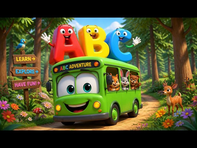 ⭐️🏫 Pre-School Learning Videos | ABC Phonics Song for 3 Years Old Kids | Nursery Kindergarten Song