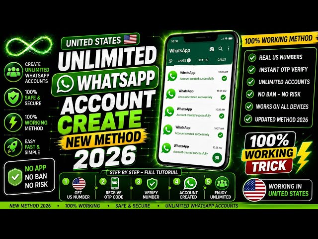 🔥 WhatsApp Account Setup Method 2026 | Complete Step-by-Step Guide
