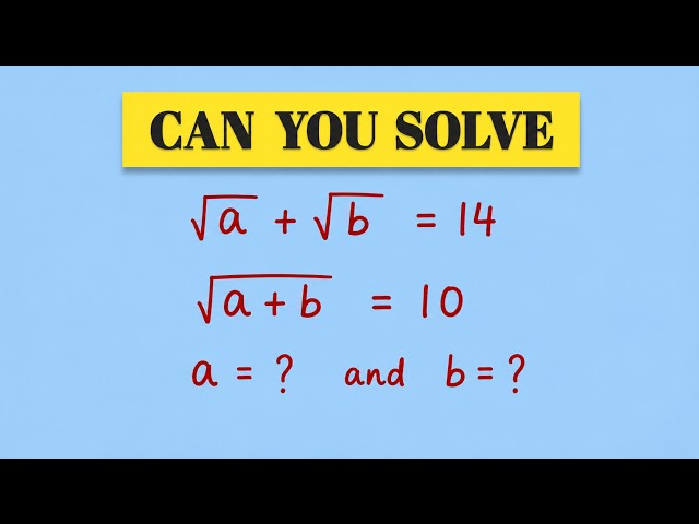 9 Out of 10 Students Fail This Math X Puzzle! Can you solve this math