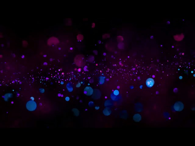Bokeh Splatter Particle Background 4K Seamless Loop Visual Blue Purple