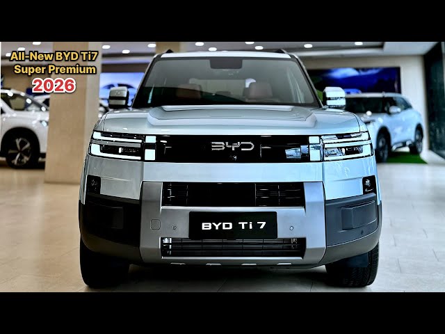 New Arrival! 2026 All-New BYD Ti7 Super Premium - New Technology Exterior and Interior