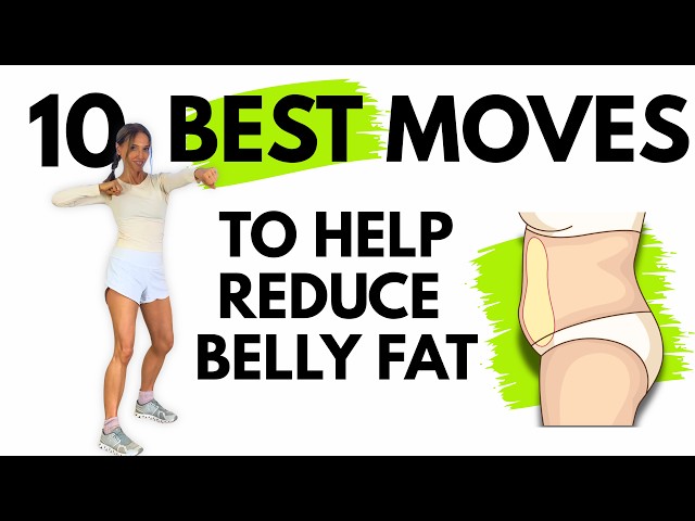 10 Standing Exercises to Help Lose Belly Fat | Standing Cardio Abs Workout