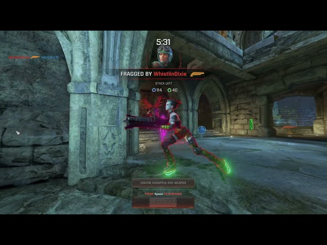 quake champions custom game team deathmatch part 2