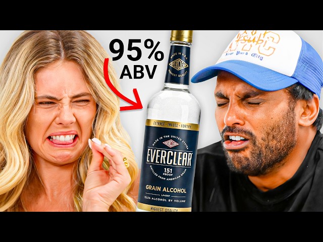 Australians Try America's Strongest Alcohol (190 PROOF/95%)