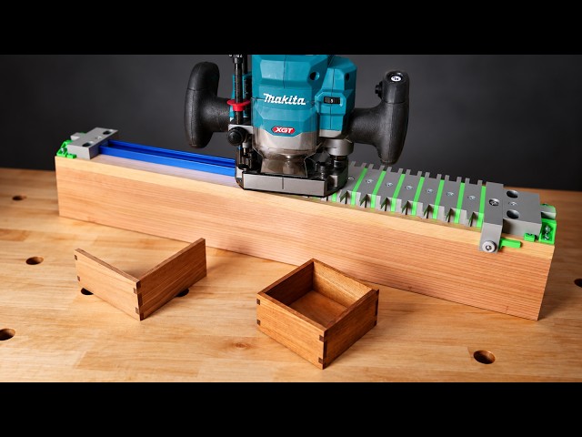 Dovetail Joints Made Almost Too Easy! I Built a High-Precision Jig