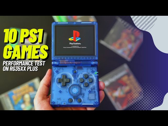 Playstation 1 games on Anbernic Rg35xxsp - Perfomance test