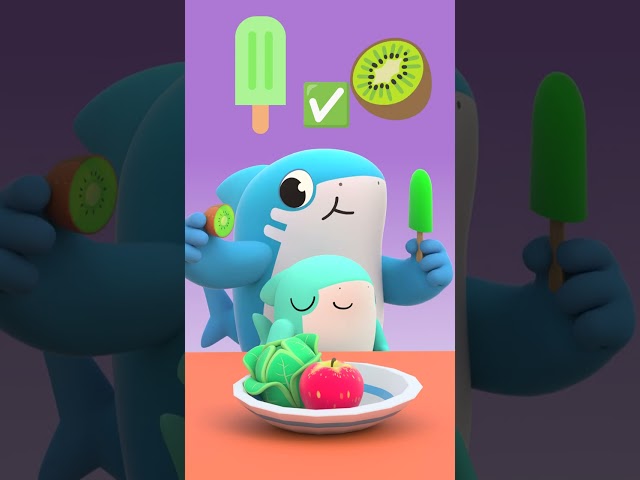 Yes or No? (Healthy Food Challenge!) | Shark Academy #Shorts #YesOrNo #Challenge