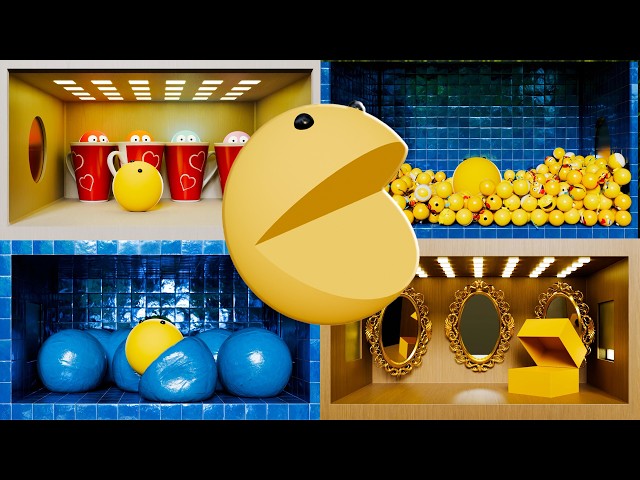 PAC-MAN'S CRAZIEST BOXED ADVENTURES! | 30 MINUTES!