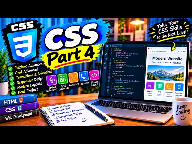 CSS Part4 for beginners (build a simple website with HTML/CSS)