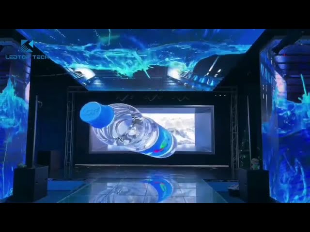Naked eye 3D immersive indoor led  display