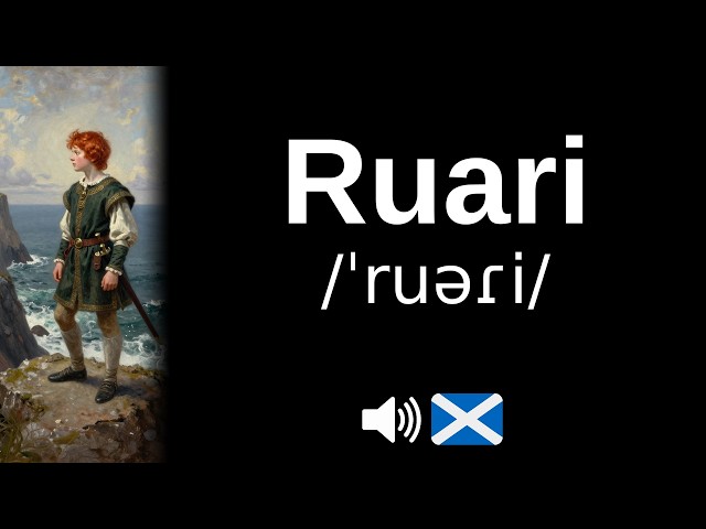 How to pronounce Ruari (CORRECTLY!)