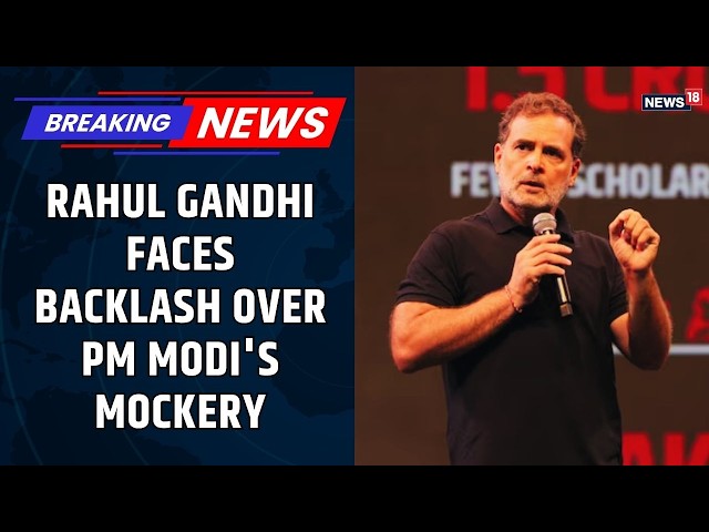 Rahul Gandhi Faces Backlash Over Controversial Mimicry of PM Modi at Chhatro Ki Goonj Rally